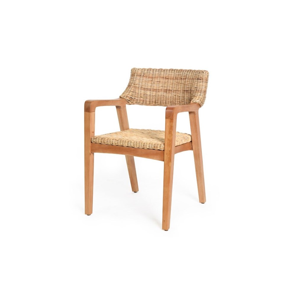 Urbane Arm Chair  Frame Color - Natural Woven Seat & Back Color - Natural CLOSE-OUT - 50% OFF!S
