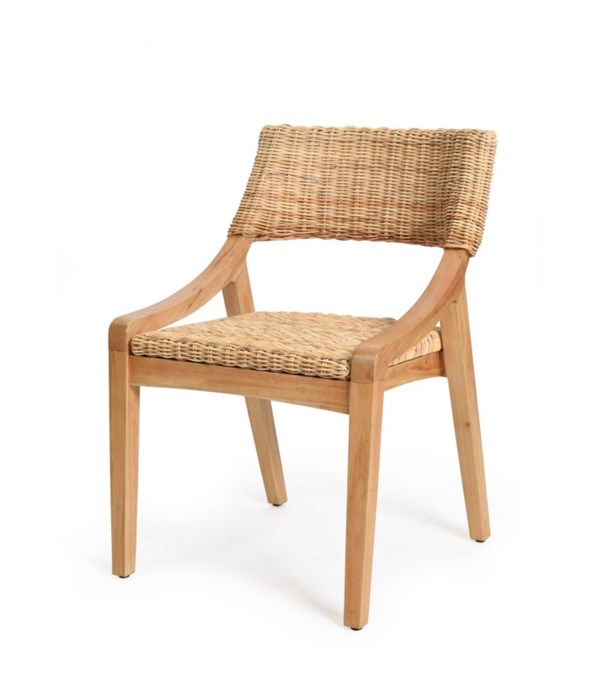 Urbane Side Chair  Frame Color - Natural Natural Woven Seat and Back