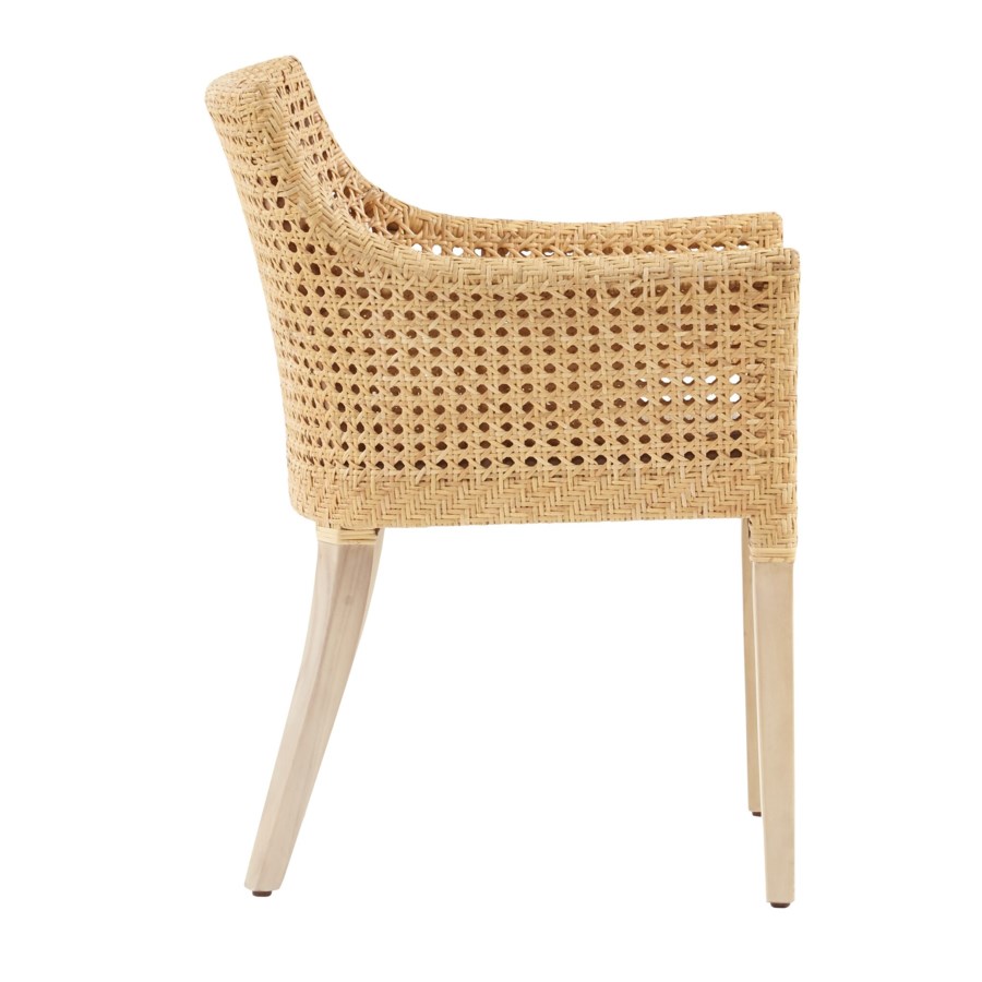 Woven Wood Arm Chair : Hand-woven Wooden Arm Chair (Indonesia) - Free