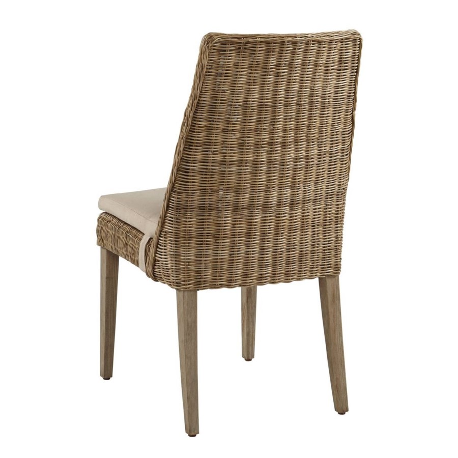 Oliver Dining Chair Frame Color - Stone Cushion Color - Linen (with