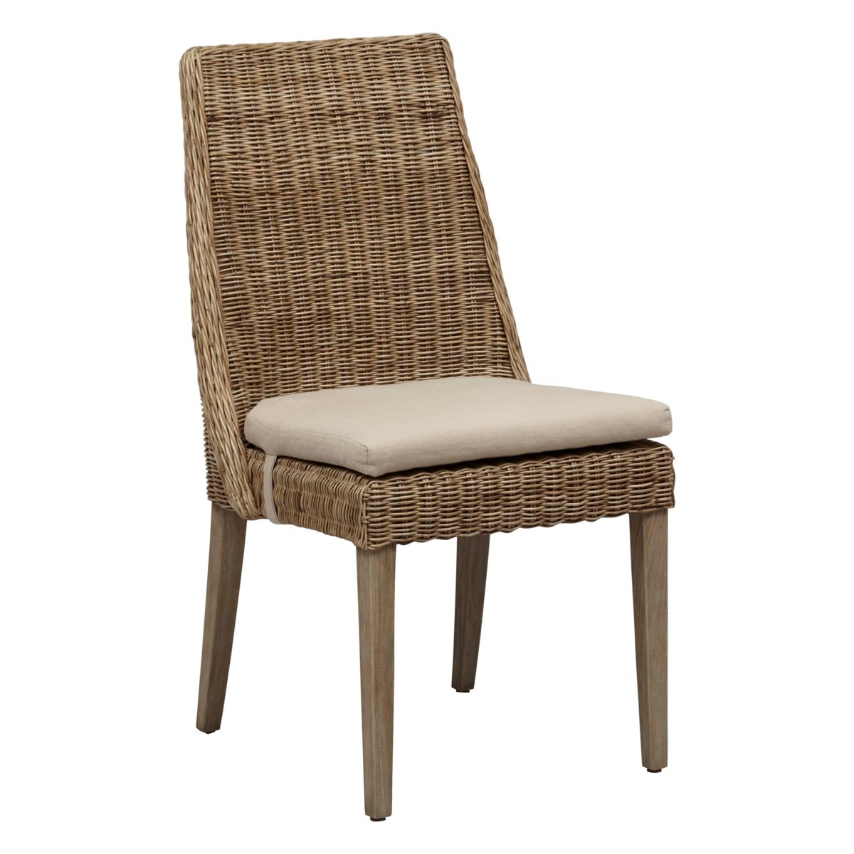 Oliver Dining Chair "Sold in Pairs only"Frame Color - Stone Cushion