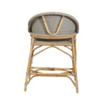 NEW!!  Newport Beach Counter ChairFrame Color - NaturalWeave Color - Misty Gray