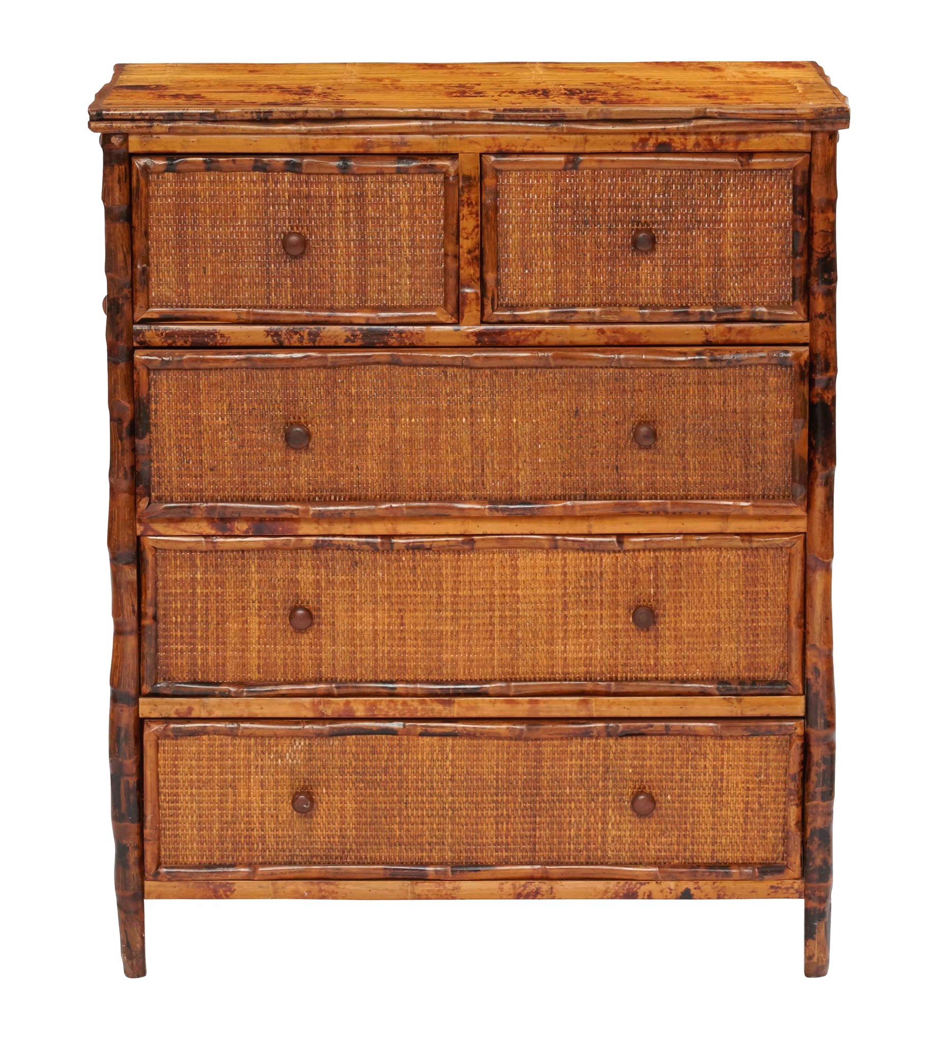 woven chest of drawers