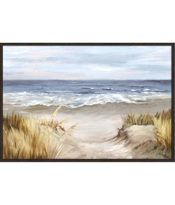 UNTOUCHED BEACH (framed)