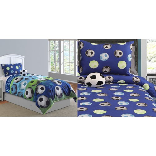 Soccer Blue 3 Pc Twin Comforter Set Best Sellers Hallmart