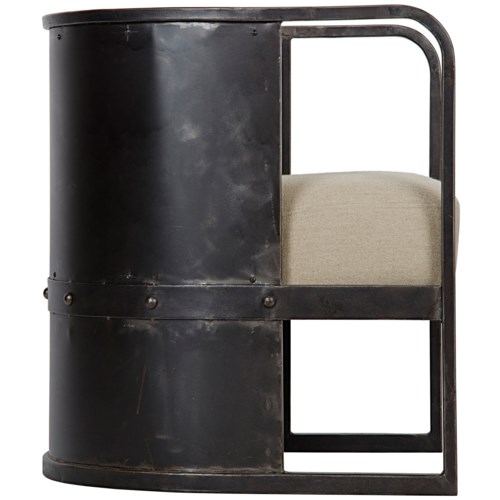 Joseph Chair Metal Occasional Chairs Noir Noir