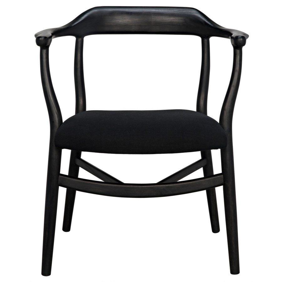 Rey Chair, Charcoal Black - dining chairs | Noir
