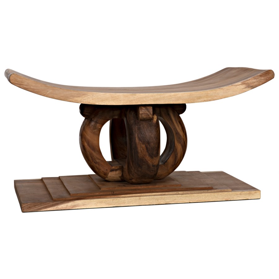 Ghana Stool Munggur  stools Noir