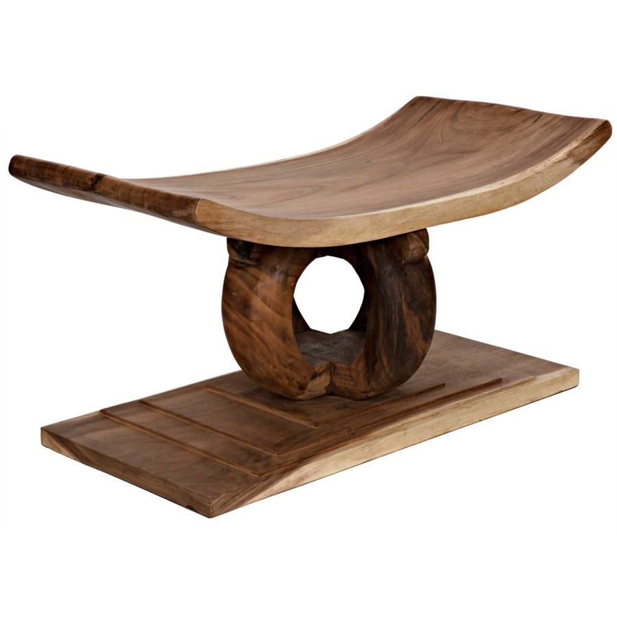 Ghana Stool Munggur  new items Noir