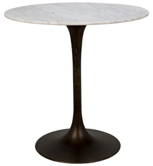 Black Marble Bar Table laredo bar table 40 aged brass white marble top