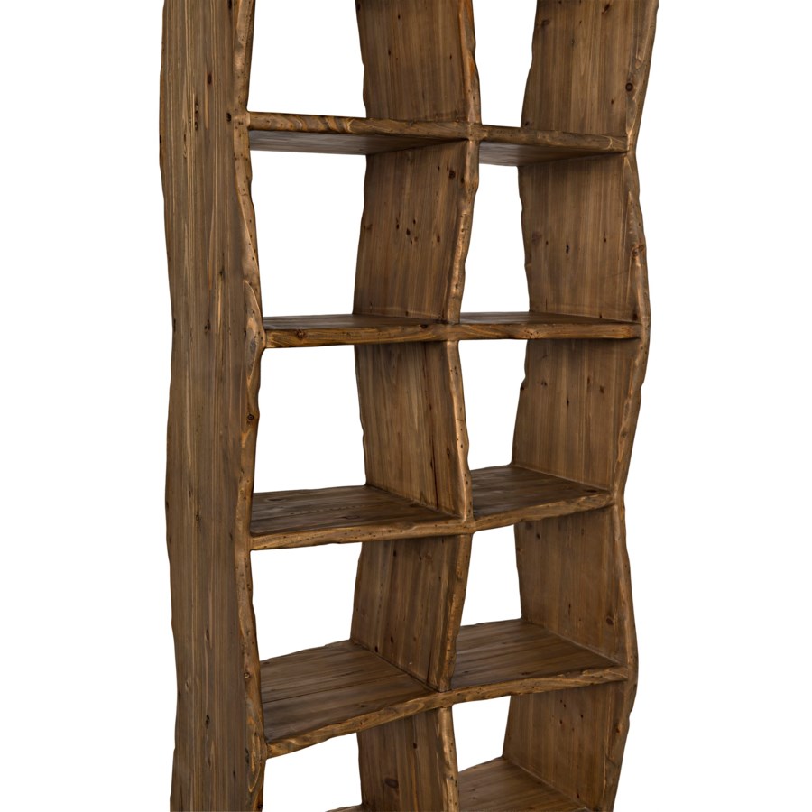 Zig Zag Bookcase Small bookcases Noir