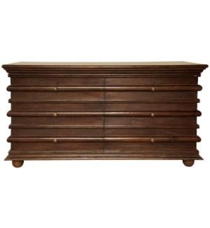 Ascona Chest, Hand Rubbed Brown
