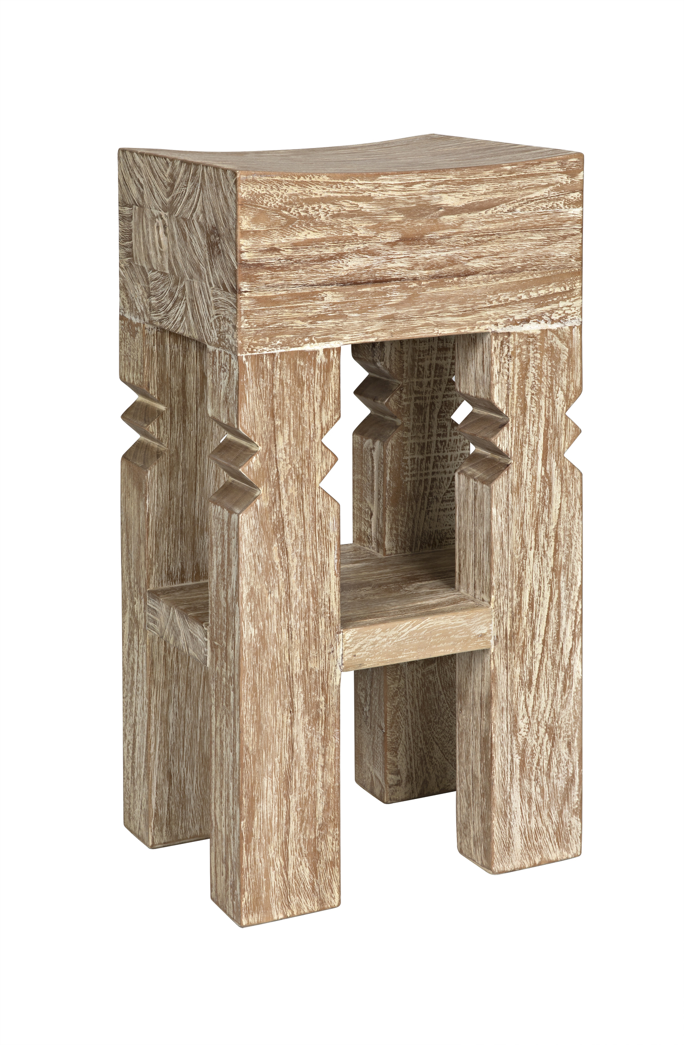Reed Counter Stool, Distressed Mindi