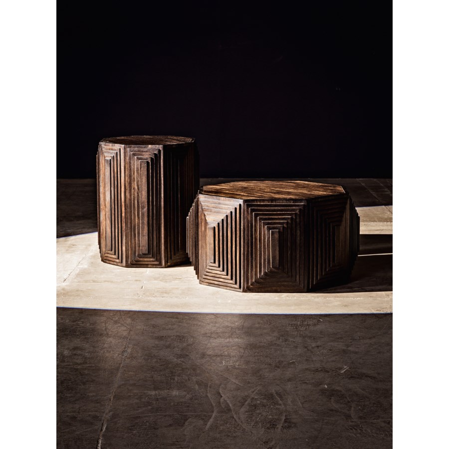 Moore Coffee Table, Ebony - cocktail tables | Noir