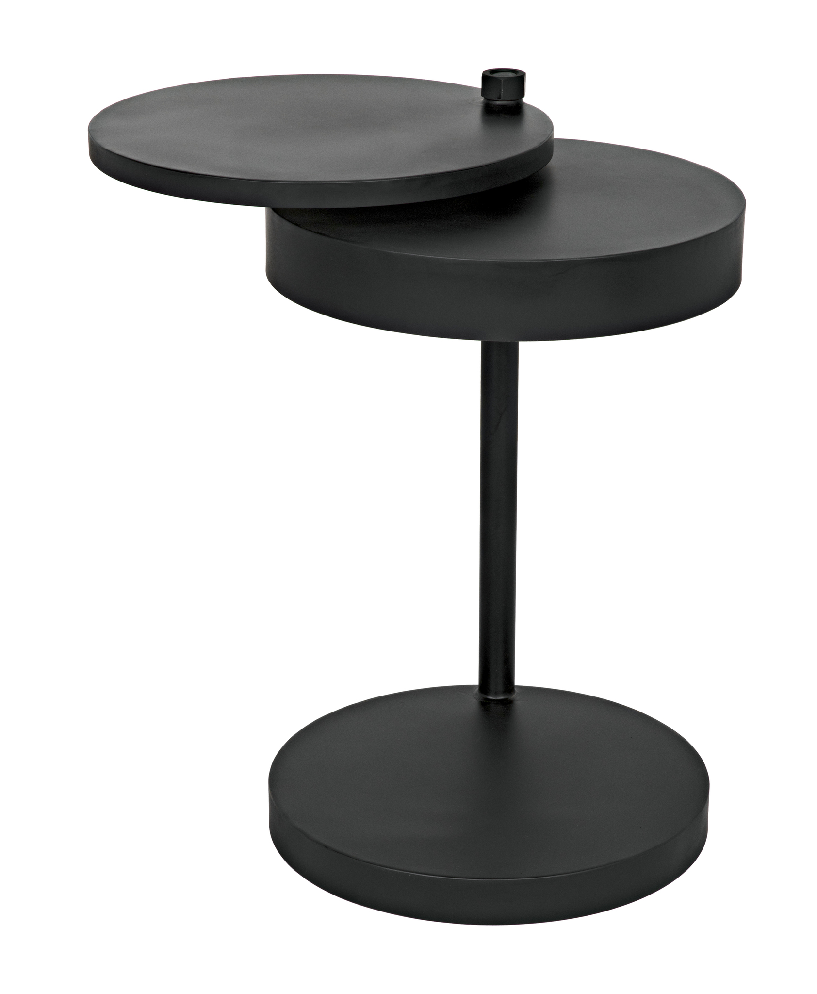 Ebba Side Table Black Metal - accent tables | Noir