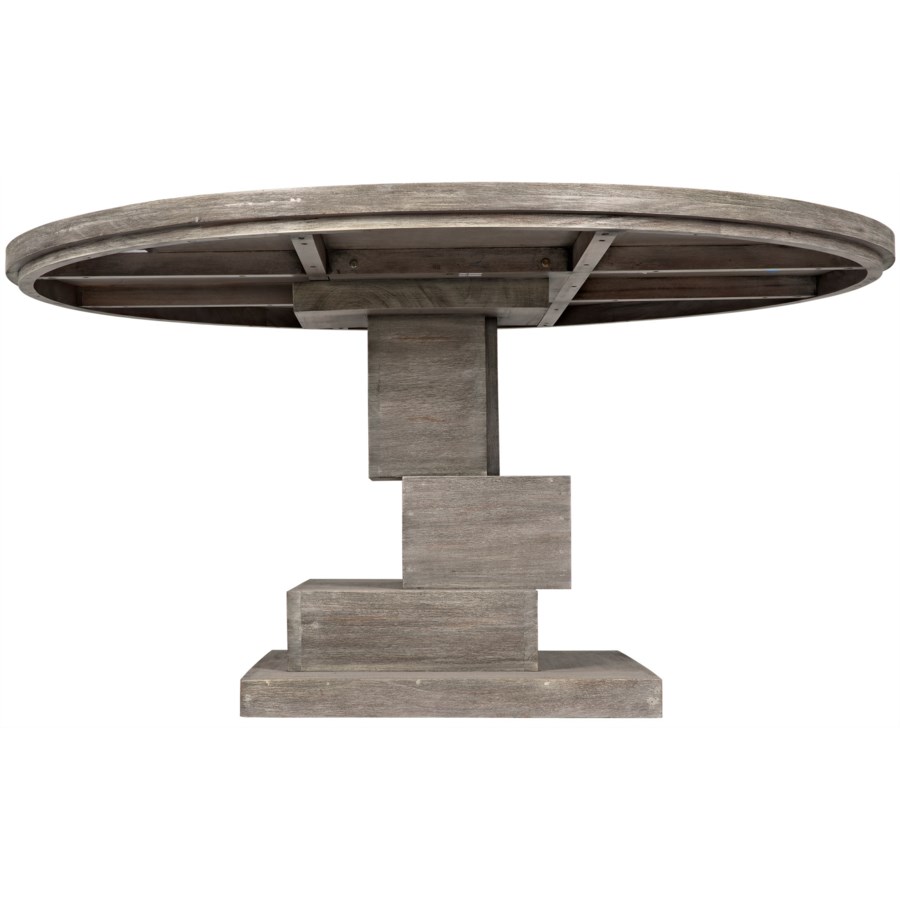 Hancock Dining Table, Distressed Grey - dining tables | Noir