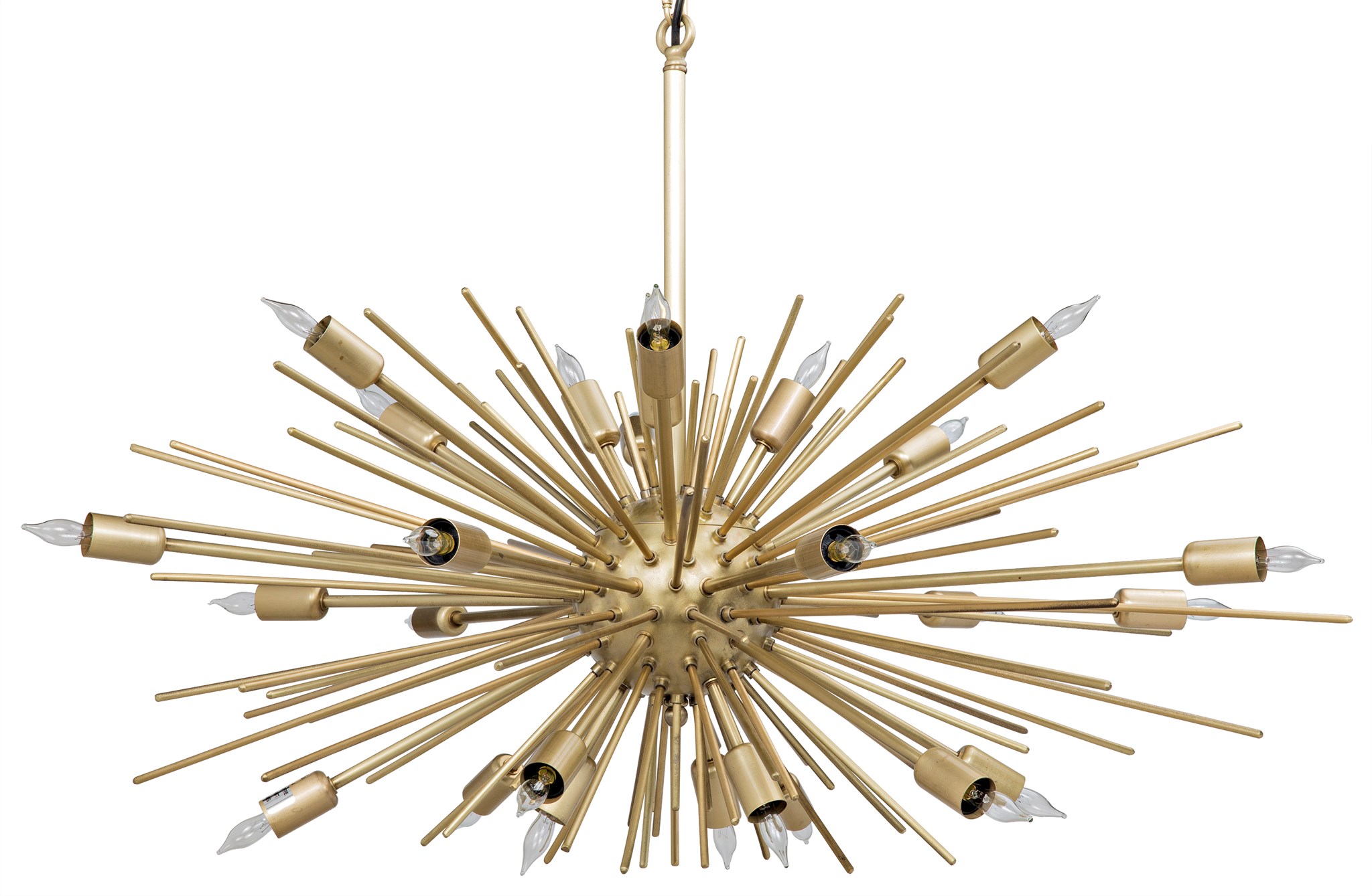 Loleil Chandelier, Antique Brass