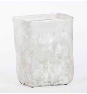 Rectangle Vase in Oyster Shell