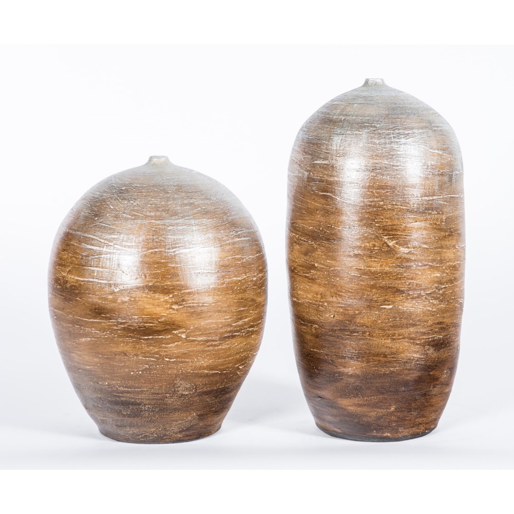 Large Vase in Cocoon Finish