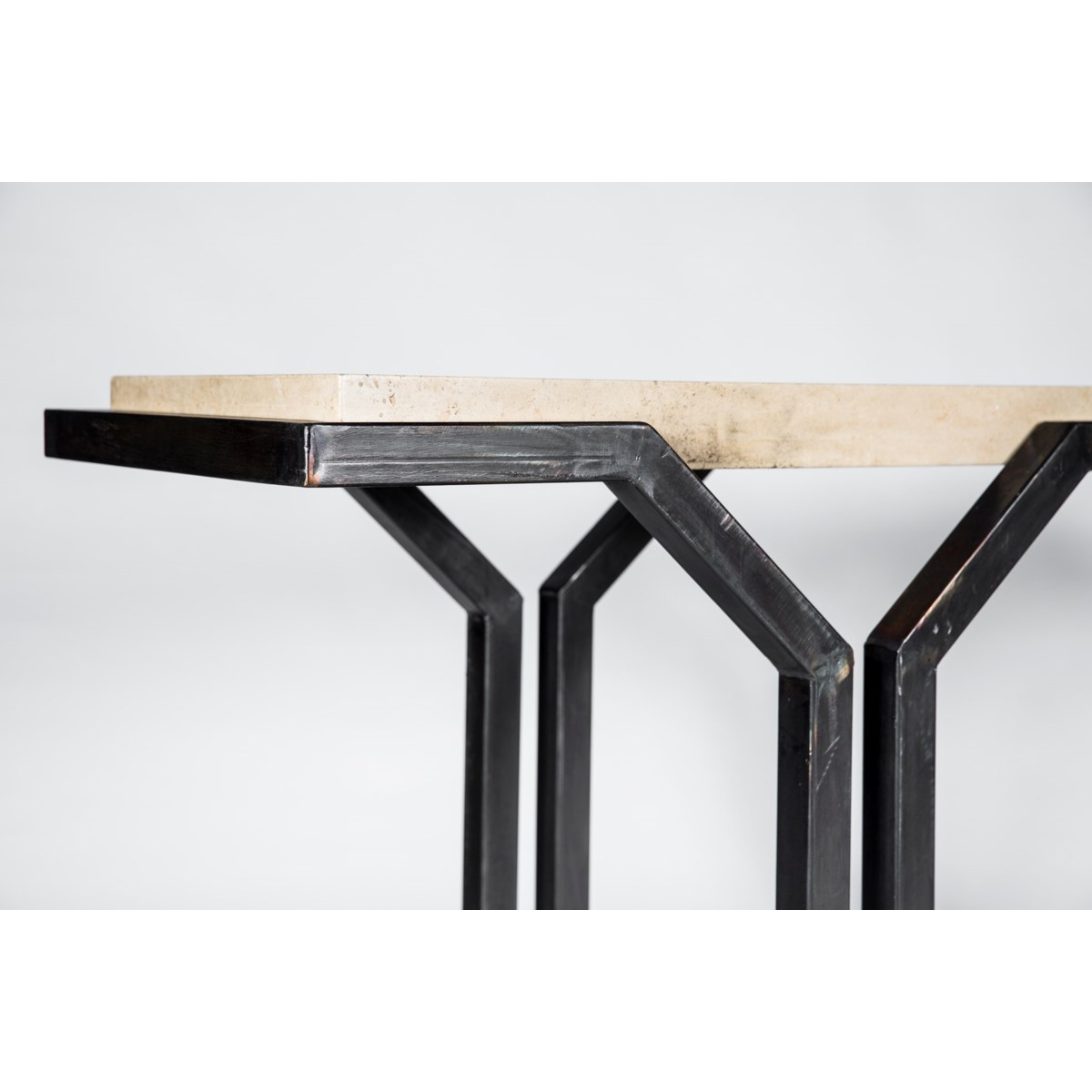 Mason Console Table with Marble Top