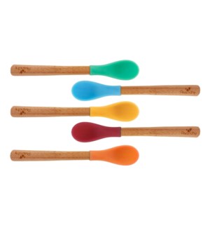 Infant Spoons 5 pack - G,B,R,Y,M - No Pink