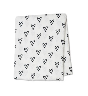 Bamboo Modern Collection - Hearts One Size