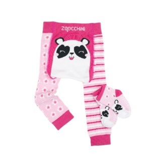 Grip+Easy Comfort Crawler Legging & Socks Set - Pippa the Panda 6-12m