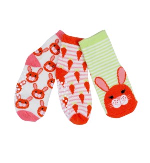 3 piece Comfort Terry Socks Set - Bella the Bunny