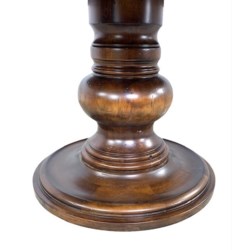 Austin 60" Round Pedestal Chestnut