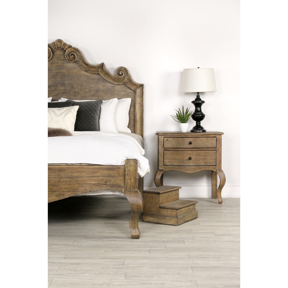 Letty Night Stand Driftwood