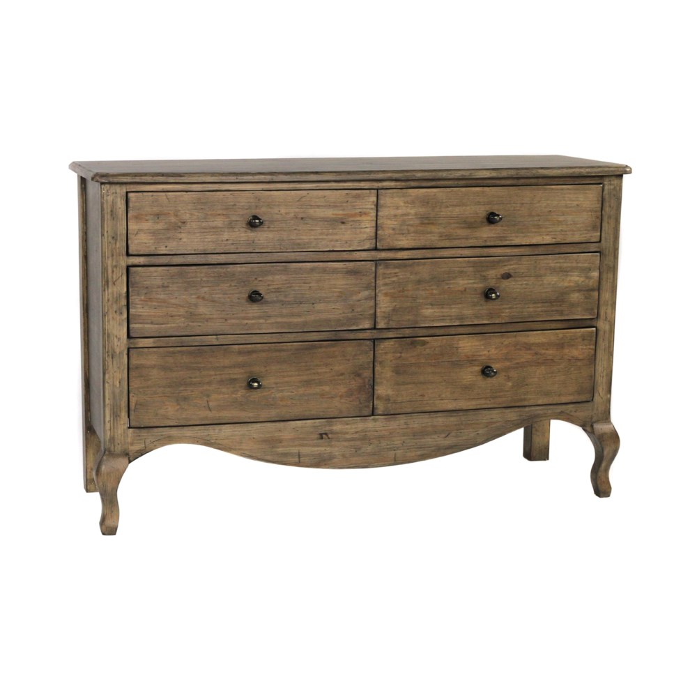 Letty 6 Drawer Chest Driftwood