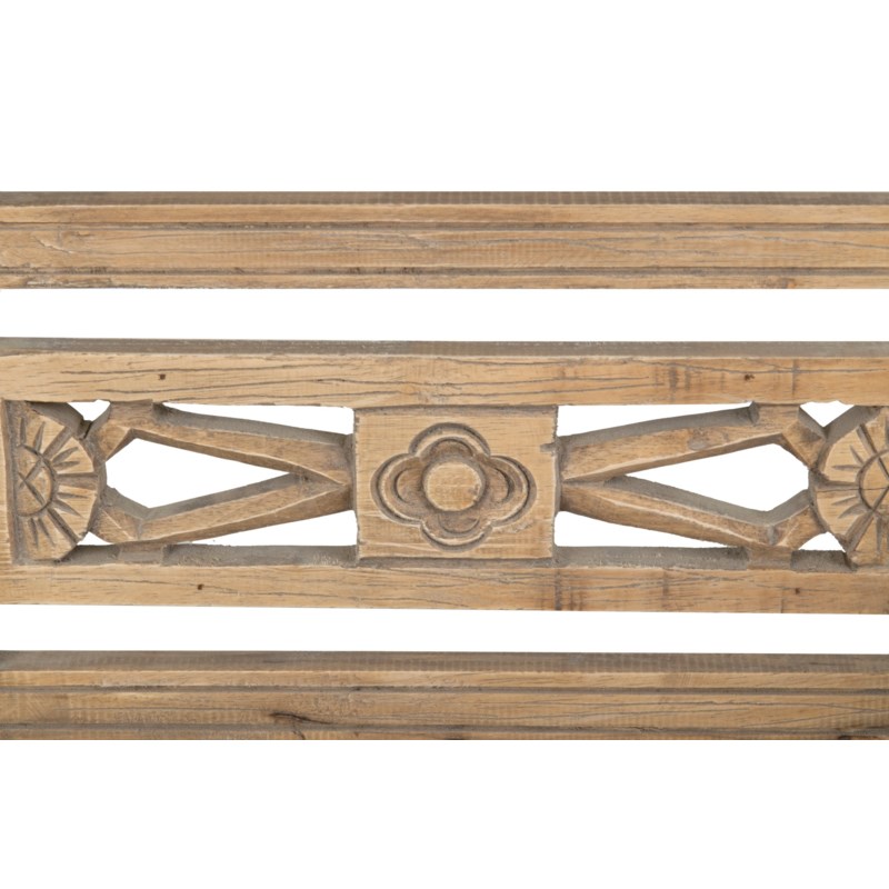 Promenade Carved Wood Bench 43 25x25x34 25 Bench Jeffan
