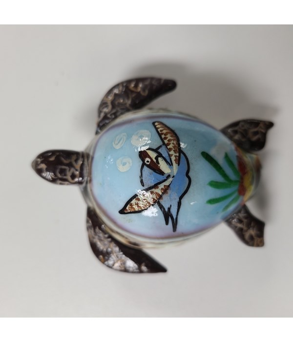 COWRIE RESIN 3D TURTLE MAGNET