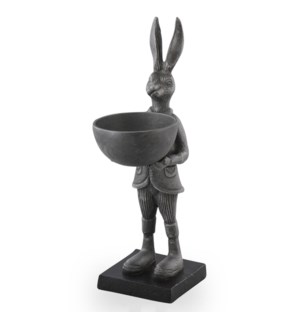 Rabbit Gardener with Bowl