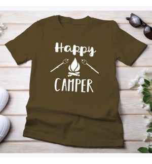Army Happy Camper T-shirt, Size S