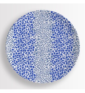 50 States Leopard Dinner Plates - Spode Blue