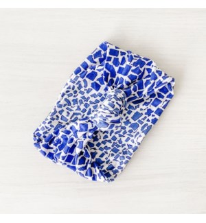 50 States Leopard 4-in-1 Top Knot - Spode Blue