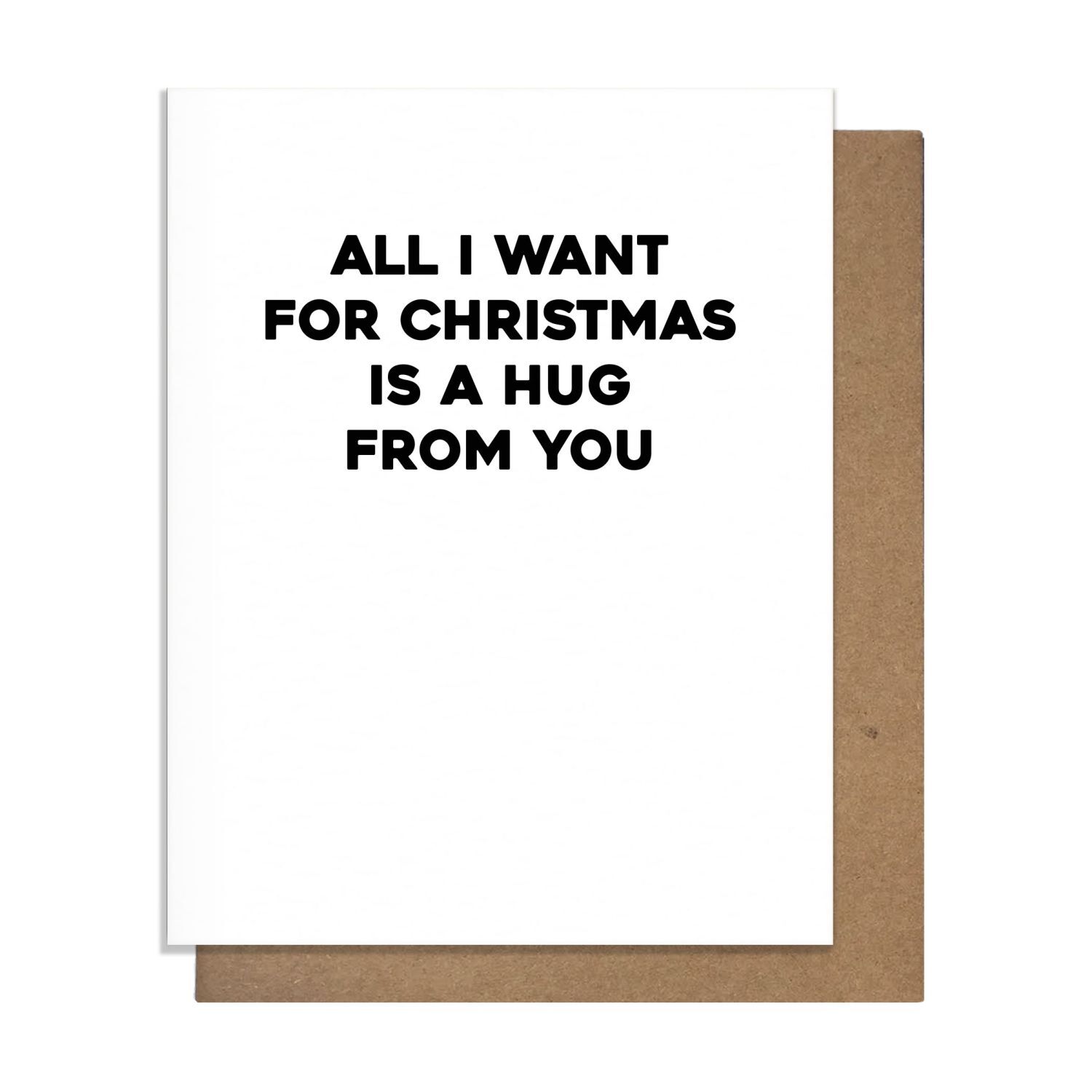 Christmas Hug Greeting Card - pretty alright goods | Simblist Group