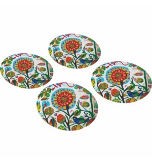 BAMBOO PLATE SET (4)-QUITO