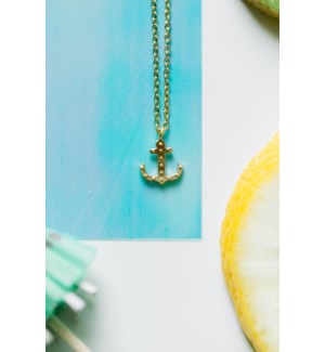 Anchor Necklace - Gold