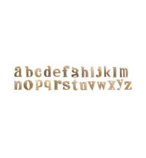 Alphabet Mini Necklace - Gold
