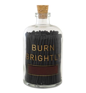 Apothecary Match Jar Large - Burn Brightly