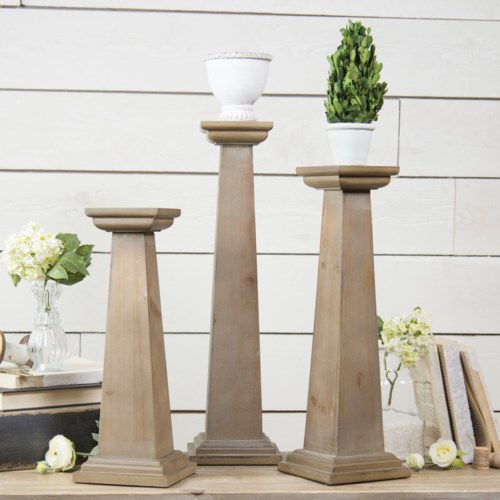 Wd Pedestals Set 3 Clearance Items Vip Home And Garden