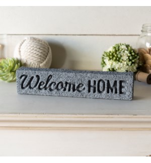 |RESIN SIGN "WELCOME HOME"|