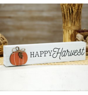 WD. TABLETOP SIGN "HAPPY HARVEST"