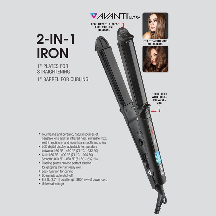 avanti curling iron