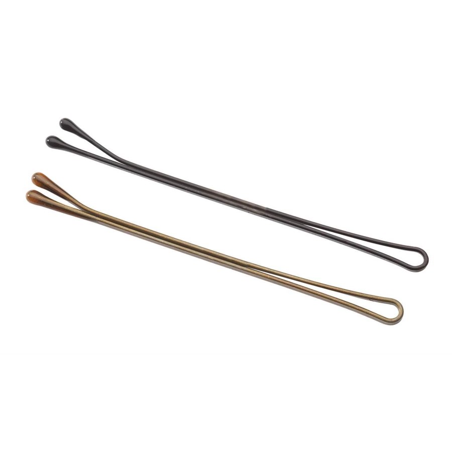 Brown Long Flat Bobby Pins 2 3 4 Inch 1 2lb Clips Pins
