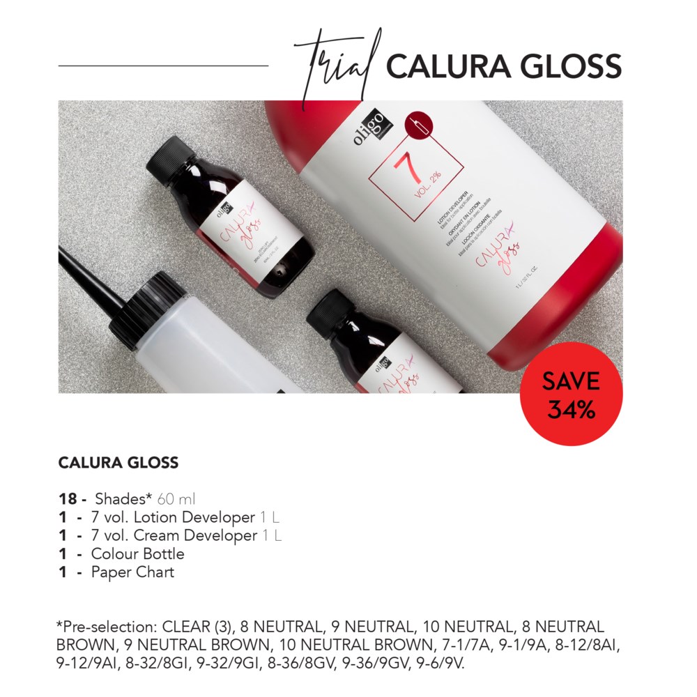 Oligo Calura Gloss Color Chart