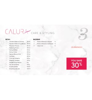 ! OLIGO CALURA Care & Styling Ensemble #3 2022