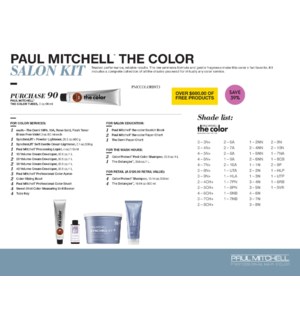 The Color Salon Kit 2021 PM CHOOSE 90 COLOR PMCS21